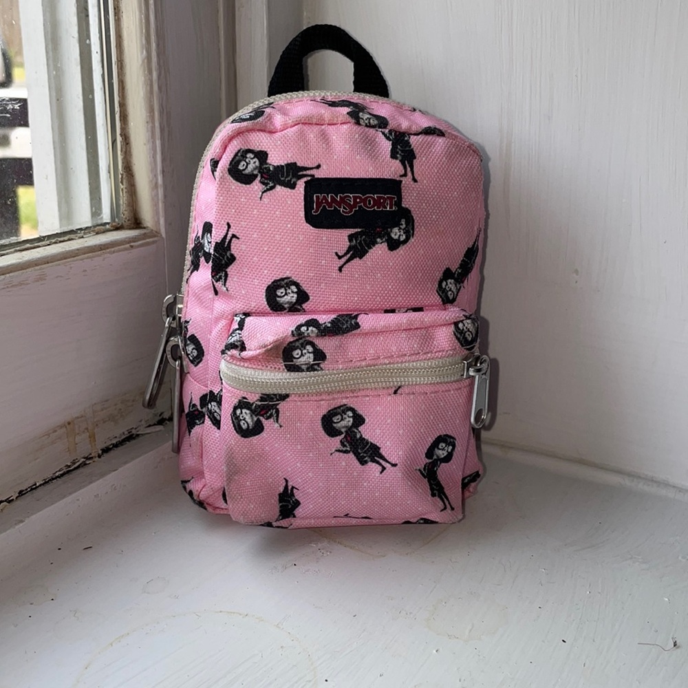 JANSPORT x Disney Pixar Incredibles 2 Edna SuperBreak Backpack PINK mini